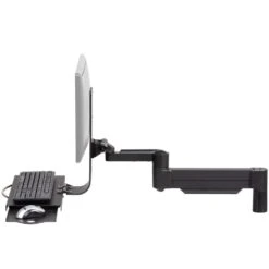 TRP2718S Data Entry Station: Monitor And Keyboard Arm 24 TRP2718S Data Entry Station: Monitor And Keyboard Arm -TechCore Sales Store trp2718s premium monitor arm keyboard tray system black side 2020