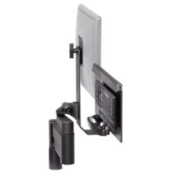 TRS2415 Heavy-Duty Keyboard And Monitor Arm -TechCore Sales Store trs2415 heavy duty monitor arm keyboard tray black folded 2020