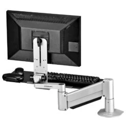 TRS2415 Heavy-Duty Keyboard And Monitor Arm -TechCore Sales Store trs2415 heavy duty monitor arm keyboard tray desk mount rear