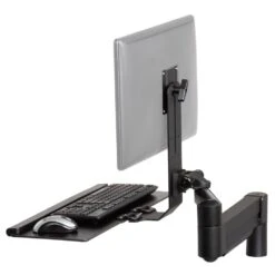 TRS2718 Monitor Arm And Keyboard Tray -TechCore Sales Store trs2718 monitor arm keyboard tray system black compacted 2020