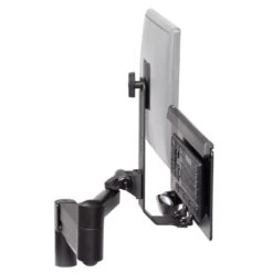 TRS2718 Monitor Arm And Keyboard Tray -TechCore Sales Store trs2718 monitor arm keyboard tray system black folded 2020