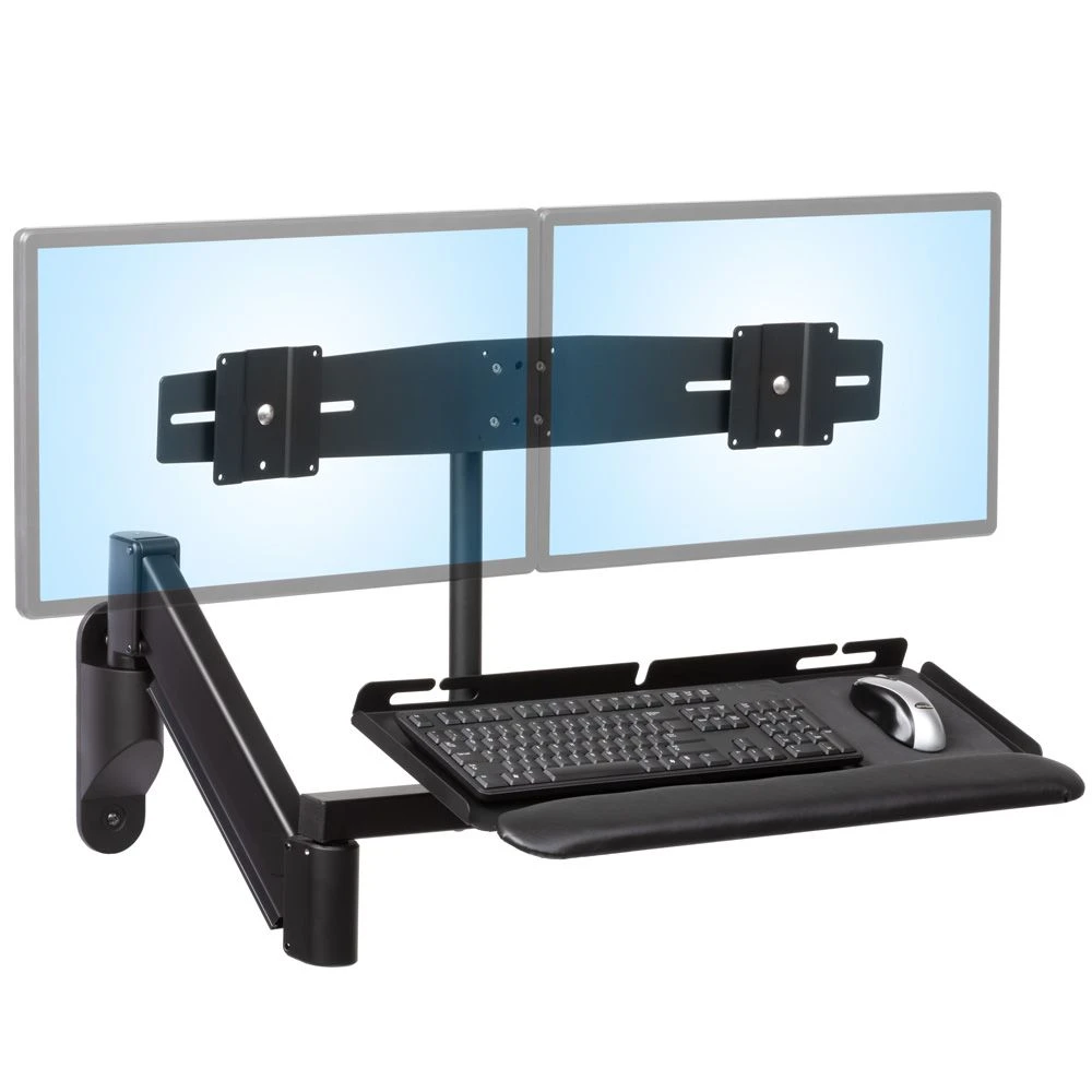 TRS2818D Dual Monitor And Keyboard Arm 3 TRS2818D Dual Monitor And Keyboard Arm - Image 3