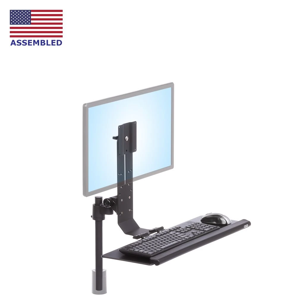 TRS413 Rotating Monitor Mount With Keyboard Tray 1 TRS413 Rotating Monitor Mount With Keyboard Tray