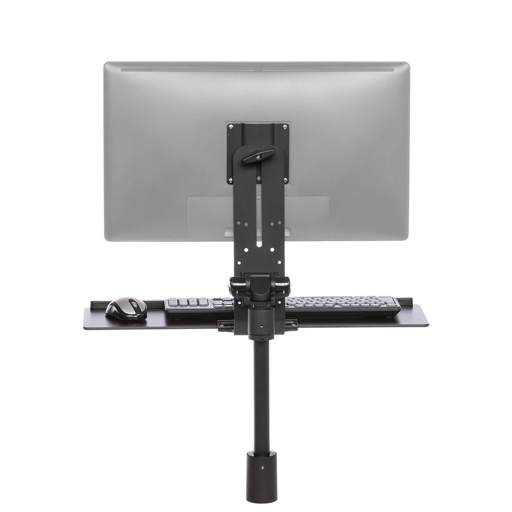 TRS413 Rotating Monitor Mount With Keyboard Tray 2 TRS413 Rotating Monitor Mount With Keyboard Tray - Image 2