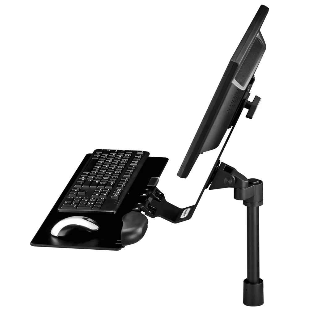 TRS413 Rotating Monitor Mount With Keyboard Tray 15 TRS413 Rotating Monitor Mount With Keyboard Tray - Image 15