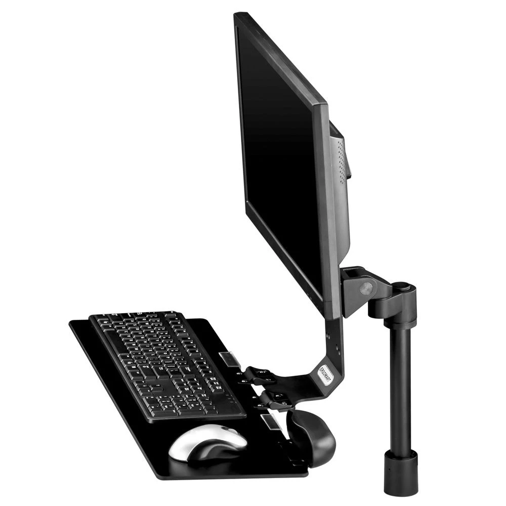 TRS413 Rotating Monitor Mount With Keyboard Tray 8 TRS413 Rotating Monitor Mount With Keyboard Tray - Image 8