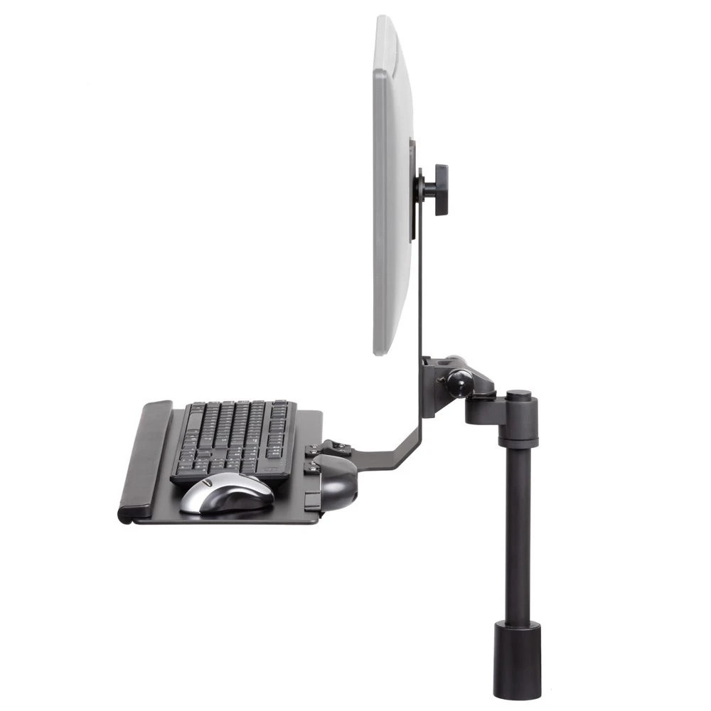 TRS413 Rotating Monitor Mount With Keyboard Tray 4 TRS413 Rotating Monitor Mount With Keyboard Tray - Image 4