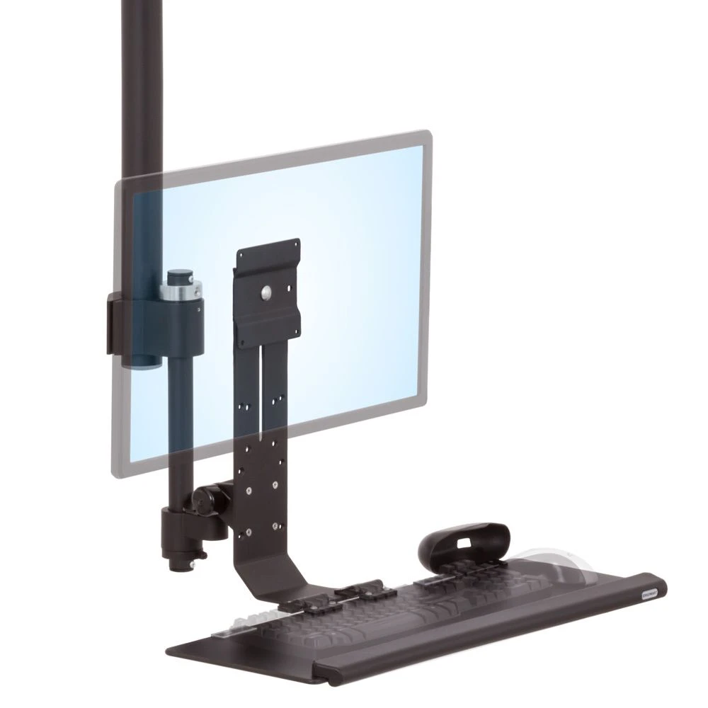 TRS413 Rotating Monitor Mount With Keyboard Tray 10 TRS413 Rotating Monitor Mount With Keyboard Tray - Image 10