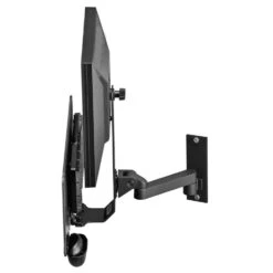 TRS91HD Heavy-Duty Wall Mount Monitor And Keyboard -TechCore Sales Store trs91hd heavy duty monitor arm keyboard tray folded black