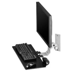 TRS91HD Heavy-Duty Wall Mount Monitor And Keyboard -TechCore Sales Store trs91hd heavy duty monitor arm keyboard tray gray