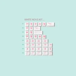 KBDfans Custom Keyboard EPBT Aesthetic -TechCore Sales Store white nove kit