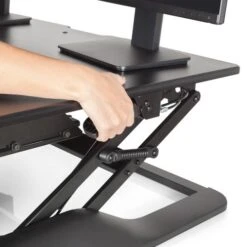 Winston Desk™ Sit Stand Workstation -TechCore Sales Store winston desk single handle