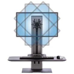 Motorized Height Adjustable Sit-Stand Workstation -TechCore Sales Store winston e height adjustable computer station rotation