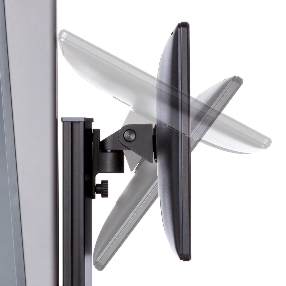 Triple Monitor Powered Sit-Stand Workstation 5 Triple Monitor Powered Sit-Stand Workstation - Image 5