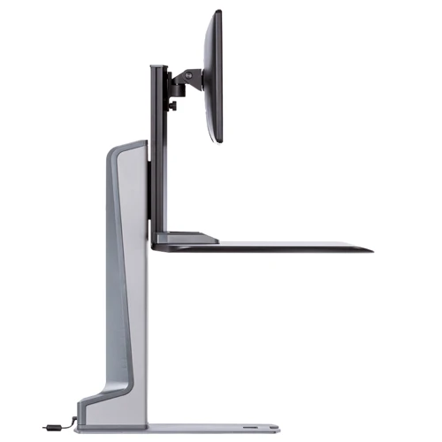 Triple Monitor Powered Sit-Stand Workstation 4 Triple Monitor Powered Sit-Stand Workstation - Image 4