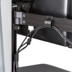 Triple Monitor Powered Sit-Stand Workstation 27 Triple Monitor Powered Sit-Stand Workstation -TechCore Sales Store winston e3 triple monitor workstation wire management