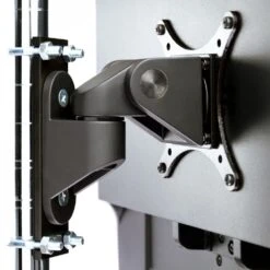 Wire Shelving Monitor Mount 14 Wire Shelving Monitor Mount -TechCore Sales Store ws9110 monitor mount closeup rear