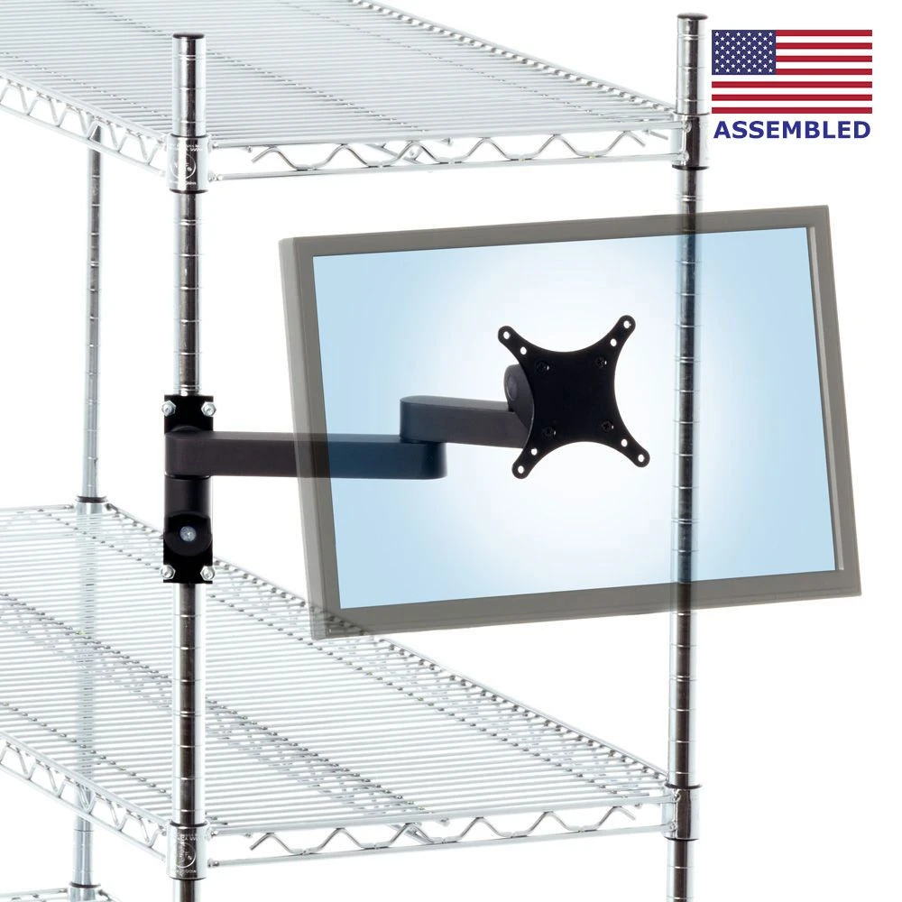 Wire Shelving Monitor Mount 2 Wire Shelving Monitor Mount - Image 2